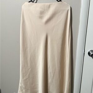 Zara Cream A-Line Skirt